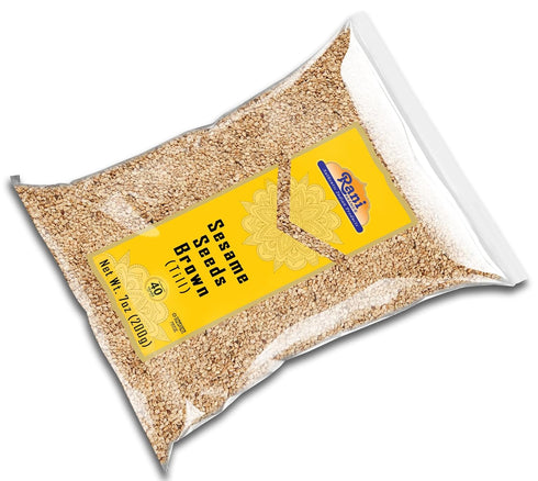 Rani Sesame Seeds Whole Brown, Raw (Till) 7oz (200gm) ~ All Natural | Gluten Friendly | NON-GMO | Kosher | Vegan | Indian Origin...