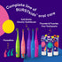 BURSTkids Flossables Kids Flossers - Kids Floss Picks with Ergonomic Design, No-Slip Grip, Smiley Face and Fun Colors - Toddler & Kids Dental Flos...