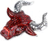 OX Head Brooch, Cattle Brooch Animal Brooches 1.8 X 2.0in Small and Charming Shape for Christmas(Silver horns)...