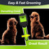 Pet Grooming Brush, Double Sided Detachable Shedding Dog Cat Brush, 5 in 1 Dog Grooming Brush for Shedding Long & Short Haired Dogs, Hair Removing...