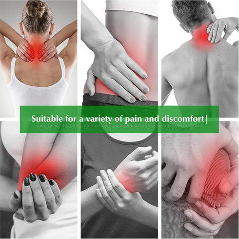 MQUPIN 28 Pcs Knee Patches, Natural Knee Pain Relief Patch for Bone on Bone, Knee Joint Pain Relief Patches for Back, Neck, Shoulder, Waist...