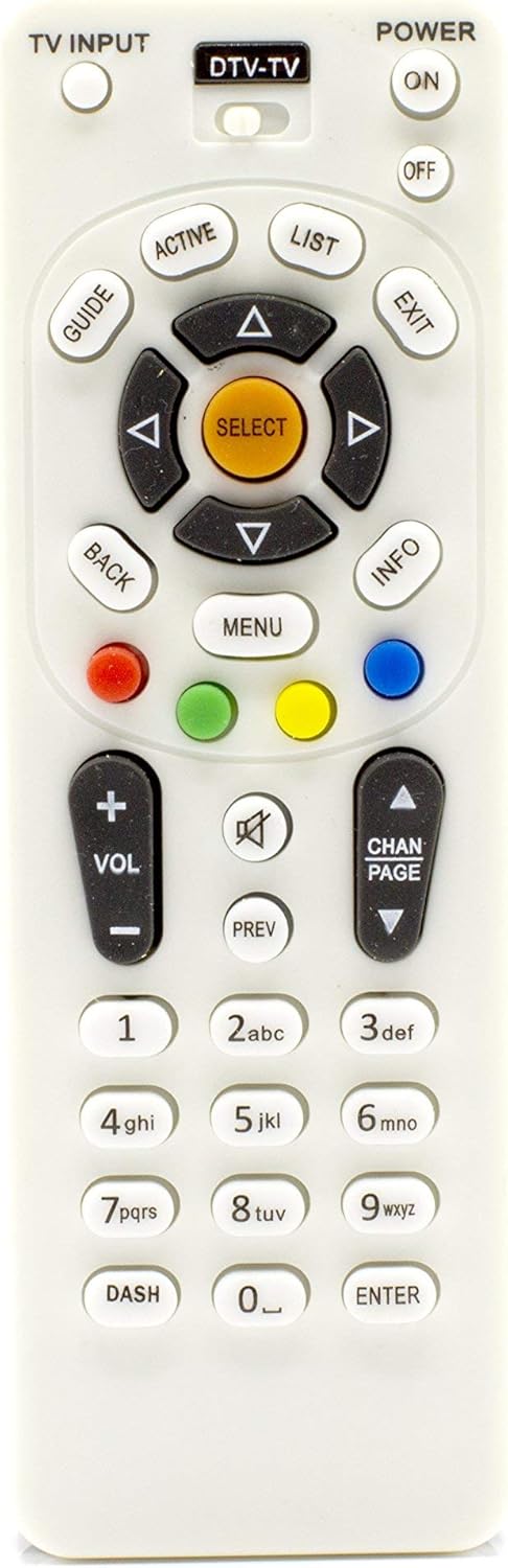 THE CIMPLE CO Simplified Remote Control Compatible with DIRECTV (Now AT&T) Receivers - Extra-Long-Life Batteries and Proprietary Code List - Progr...