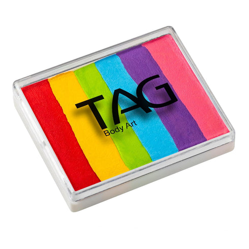 TAG Face and Body Paint - Split Cake 50g (Regular Rainbow)...