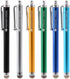 The Friendly Swede Set of 6 Micro-Knit Hybrid Fiber Tip Universal Capacitive Stylus Pens for Touch Screens, Stylus Pen for iPad, iPad Pen, iPad St...