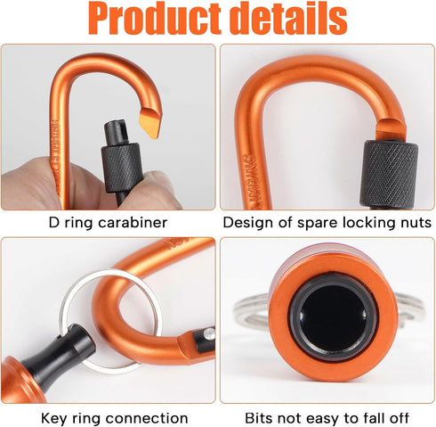 Bit Holder 1/4 inch Hex Shank Screwdriver Bits Holder Extension Bar Keychain Screw Adapter Drill Change Hand-held Screwdrivers Drill Bits Holder P...