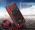 Beasyjoy for iPhone X iPhone 10 Metal Case Heavy Duty Aluminum Cover Waterproof with Screen Full Body Protector Shockproof Tough Rugged Durable Mi...