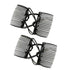 2Pcs Black Adjustable Elastic Hair Comb,Stretchy Double Comb Hair Clip,No Crease Hair Pins Double Slides Hairpins Combs Women Hair Styling Accesso...