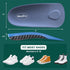 Plantar Fasciitis Arch Support Insoles - Welnove Work Boot Insole for Walking or Standing All days,3/4 Length Heel Pain Relief Insert for Flat Fee...