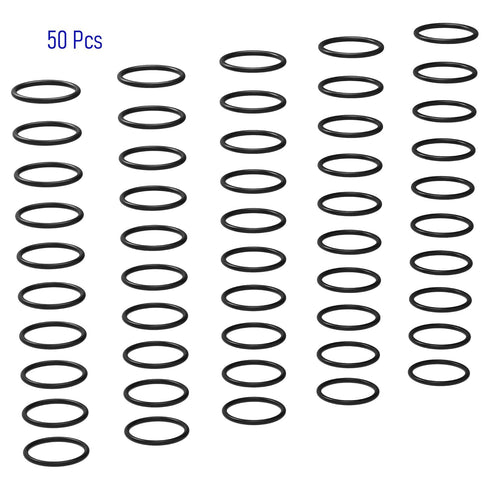 50 PCS Nitrile Rubber O Ring 26mm OD 22mm ID 2mm Width, Metric Buna-N NBR Sealing Gasket Plumbing, Gas, Automotive and Faucet Repair, Resist Oil a...