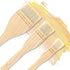 3 Pcs Hake Brushes Flat Watercolor Brushes Artist Painting Brushes Soft Sheep Hair Brushes for Ceramic Pottery Paint Painting White...