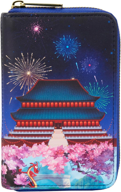 Loungefly DISNEY MULAN CASTLE ZIP AROUND WALLET...