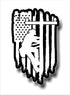 Lineman Linesman Electrical Power Line Pole American Flag Tech Sticker Decal (2 Pack 5")...