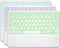 Bluetooth Keyboard, Slim 7 Colors Backlit Wireless Bluetooth Keyboard with Touchpad Built in Rechargeable Battery for iOS Android Windows Tablets ...