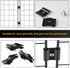 18 Pcs Gridwall Joining Clips Black Wire Grid Panel Connector Grid Panel Joiner Connectors Grid Wall Clamps Grid Connectors for Wall Grid Panels (...