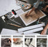 Charcoal Drawing Set -12 pc Black charcoal pencils, White Charcoal Pencils, Eraser Pencils, Blending Stumps for Drawing, Sketching, Shading, Artis...