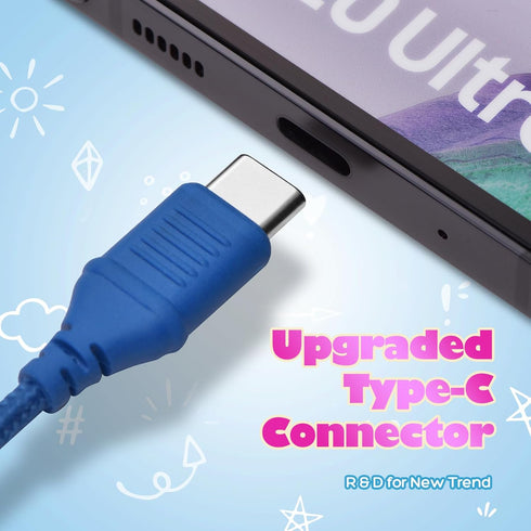 Kids Headphones for School, 2024 Upgrade USB Type C Kids Headphone with Microphone, Wired Boys Girls Headphones with Safe Limiter 85dB/95dB, Folda...