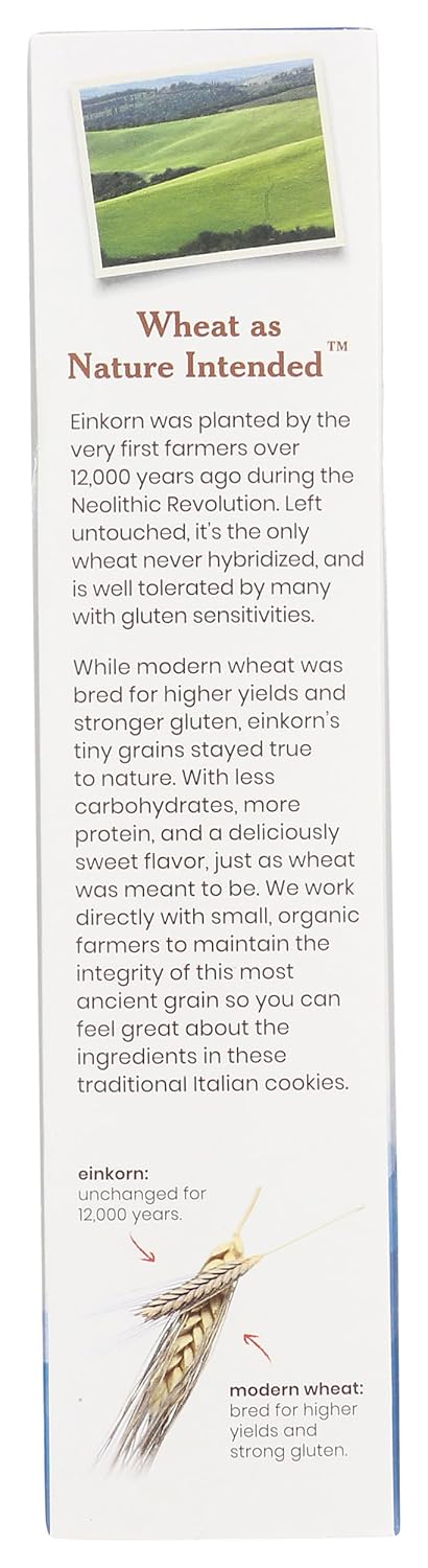 Jovial Organic Einkorn Checkerboard Cookies - Organic Cookies, High Protein, Fair Trade Certified, All Natural Ingredients, Low Carb, Low Sugar, P...