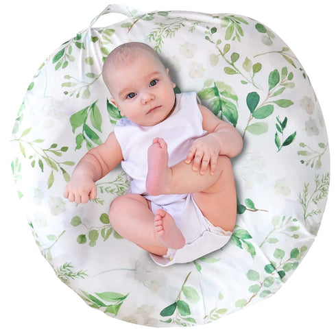 TANOFAR Green Leaf Lounger Cover for Newborn, Breathable & Reusable Removable Slipcover for Baby, Snugly Fit...