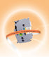 TITBIT Compatible Orange Label Tape Replacement for Brother P Touch TZ Tape 12mm 0.47 TZe-B31 Laminated Black on Fluoresent Orange Tze B31 for P T...