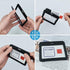 DaKuan 6 PCS ID Badge Holder, Double-Sided Transparent Vertical & Horizontal ID Card Holders, Hard Black Plastic Case Waterproof Card Holder for O...