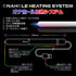 otaku USB UV LED Heating Pad Warmer Heating Stick Heater Keep Warm Winter Automatic Temperature control 42-52? with UV Lamp 8.3 inch Length...