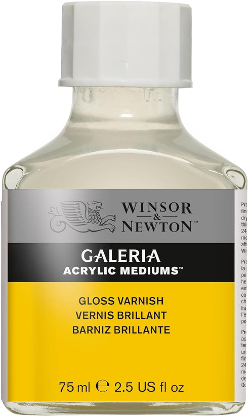 Winsor & Newton Galeria Acrylic Gloss Varnish, 2.5-oz (75ml) Jar...