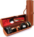 Shoe Shine Kit with PU Leather Sleek Elegant Case, 12-Piece Travel Shoe Shine Brush kit...