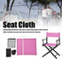 Director Chair Cover Durable Wear Resistant Stable Canvas Chair Seat for Office Rose Red...