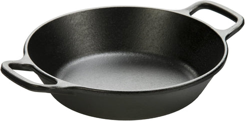 Lodge 8 Inch Pre-Seasoned Cast Iron Skillet - Dual Assist Handles - Use in the Oven, on the Stove, on the Grill, or Over a Campfire - Black...