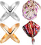 Medium size Scarf Ring?Scarf clip for women’s shawl, Silk Neckerchief, Tshirt,Coat belt buckle,gold/sivler,2Pcs...