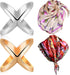 Medium size Scarf Ring?Scarf clip for women’s shawl, Silk Neckerchief, Tshirt,Coat belt buckle,gold/sivler,2Pcs...
