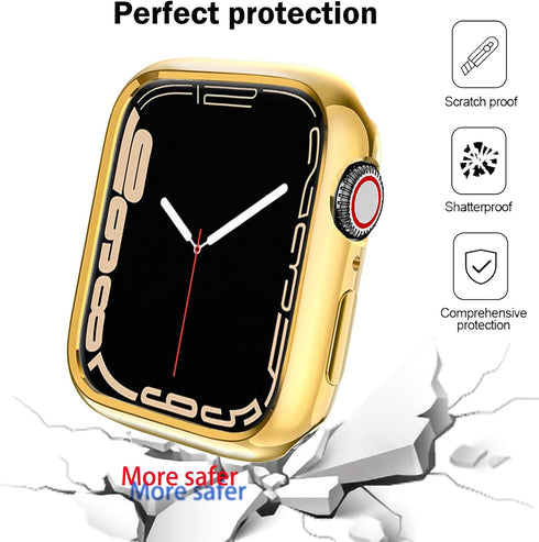 BOTOMALL Compatible with Apple Watch Case 41mm Series 9 (2023) Series 8 Series 7 Soft Flexible TPU Thin Lightweight Protective Bumper for iWatch [...