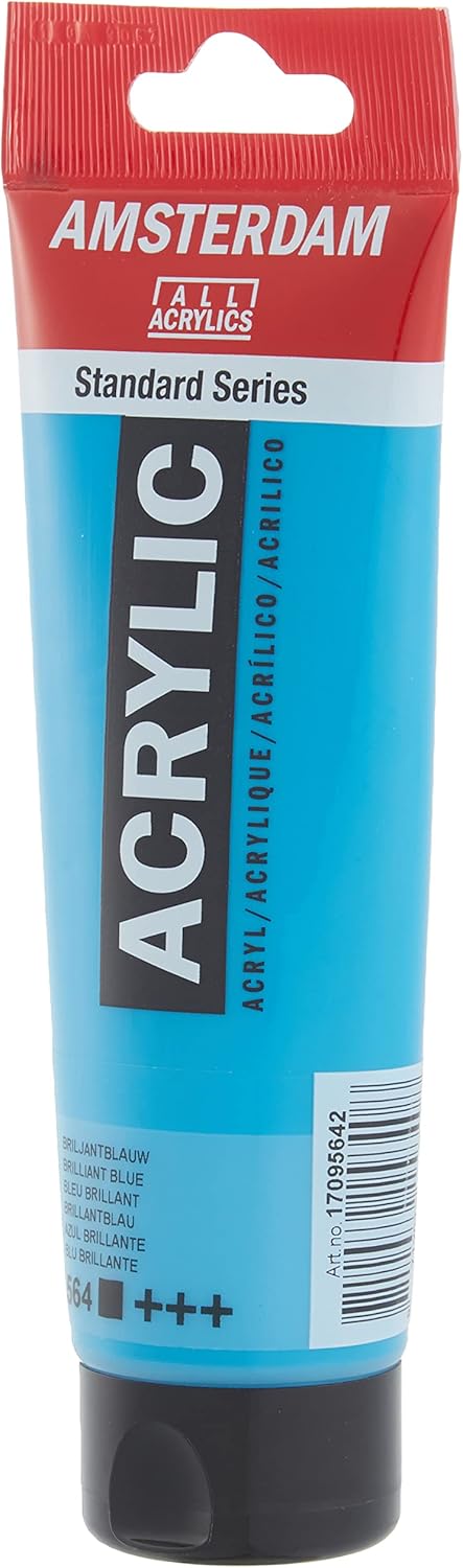 Amsterdam ACRY.Paint Brill, us:one size, Brilliant Blue...