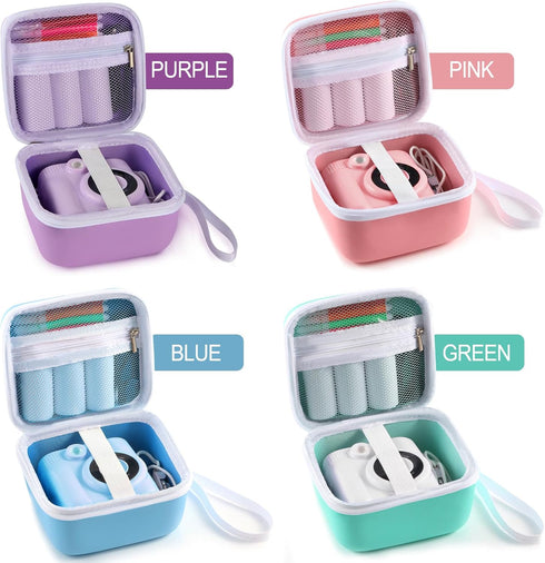 Lumus&Solem Pink Kids Camera Case for Instant Cameras - Storage Bag Compatible with Digital Video Cameras for Girls and Toddlers?Case Only?...