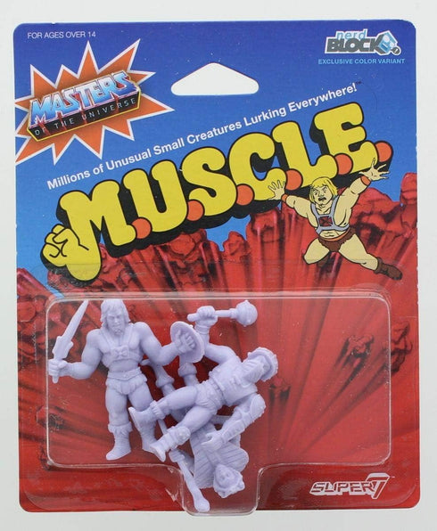 Masters of the Universe M.U.S.C.L.E. 3-Pack: He-Man,Teela, Man-At-Arms...