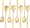8 Pcs Flower Dessert Spoons, Coffee Teaspoon Set Stainless Steel Tableware Sugar Spoon Small Tea Spoons Cafe Bar Spoon Cute Coffee Teaspoon Mini T...