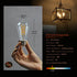 ST19(ST58) 6W LED Edison Bulb, Vintage Softy White 2700K, Antique Flexible Spiral LED Filament Light Bulb, Non-Dimmable, 600LM, 6W Equivalent to 6...