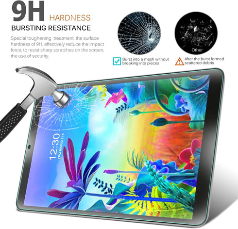LG G Pad 5 10.1 Screen Protector Glass - Tempered Glass 9H Hardness Scratch Resistant Bubble Free Tempered Glass Screen Protector for LG G Pad 5 1...