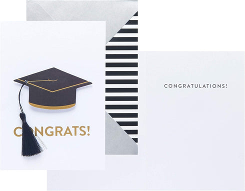 C.R. Gibson Handmade Graduation Cards, Assorted 3pc, 5'' x 7''...