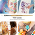 CONDA Paint Brushes Set of 24 Different Shapes Professional Painting Brushes for Oil, Acrylic Canvas and Watercolor Painting (White)...