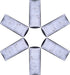 Fish Tank Filter Cartridge, 6Pcs Aquarium Filter Cotton Replacement, Wall Mounted Filter Accessory Cartridge Carbon Supplies...