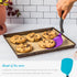 Dreamfarm Chopula Non-Stick-Safe Super-Flexible Sit-Up Spatula with Strong Flat Edge to Separate Food - 12" Dreamfarm Blue...
