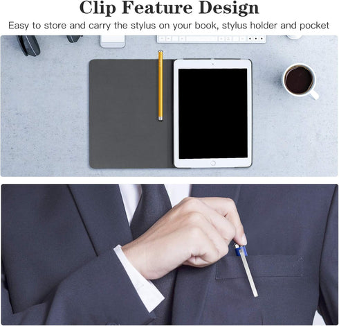 Stylus Pens for Touch Screens, StylusHome 6 Pack High Precision Capacitive Stylus for iPad iPhone Tablets Samsung Galaxy All Universal Touch Scree...