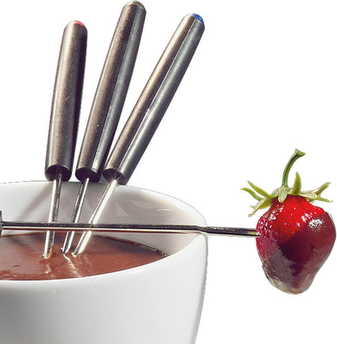 Cilio Porcelain Chocolate Fondue Set, White, 5-Inch by 10-Inch...