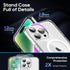 Magnetic Case for iPhone 15 Pro Max Case with Stand, Slim Kickstand with Screen Protector Compatible with Magsafe Shockproof Crystal Clear Cases P...