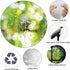 Shawula 30PCS Flower Window Clings - Anti-Collision Window Decals to Save Birds from Window Collisions,Non Adhesive Prismatic Vinyl Window Clings,...
