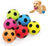 2'' Latex Squeaky Dog Soccer Ball Toys, Dog Football Ball for Puppy Small Medium Dogs, Vibrant Colors Soccer Chew Fetch Throw Ball 6 Pcs/Set...
