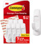Command 5 lb Large Utility Hooks, 7 Wall Hooks and 12 Command Strips, Damage-Free Hanging with Adhesive Strips, No Tools for Hanging, Organization...