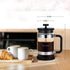French Press Coffee Maker 21 oz, Cold Brew Heat Resistant Thickened Borosilicate Coffee Pot, Coffee Presses 600 ml, Tea and Frothed Milk Press (Bl...