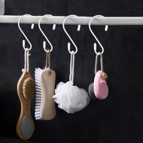 20 Pack 3.15 Inch S Hooks Stainless Steel Hanging Hooks Heavy Duty S Hooks for Hanging Kitchenware, Pots, Pans, Plants, Clothes, Towels in Kitchen...